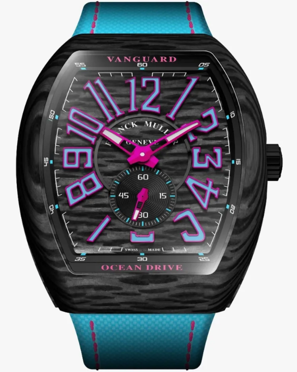 Best Replica Franck Muller Vanguard Ocean Drive Slim Watch V41 S S6 AT FO BECKER 150TH CARBONE (NR)